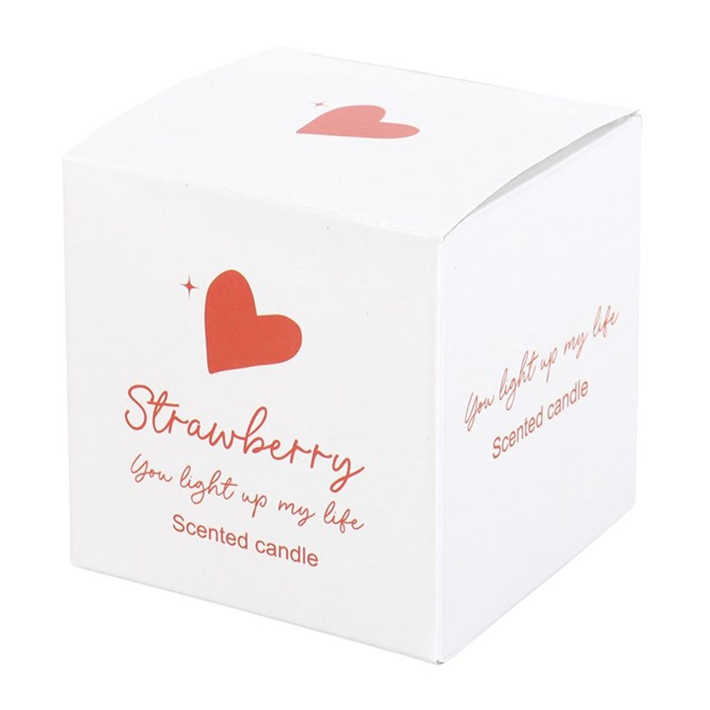 You Light Up My Life Strawberry Scented Candle