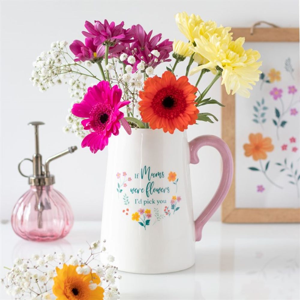 If Mums Were Flowers Ceramic Flower Jug